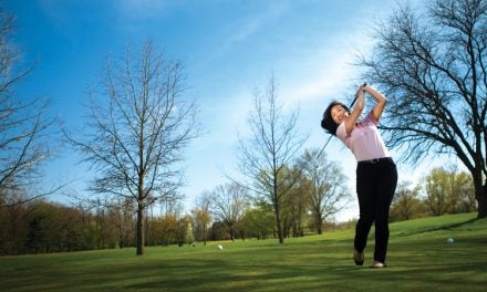 Female golf pro shares her love of the game