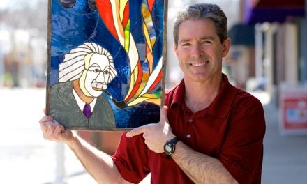 Artist uses stained glass as creative outlet