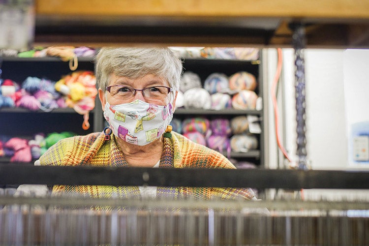 Nancy Brenner Sinotti weaves from the heart at the South Bend Farmer’s Market